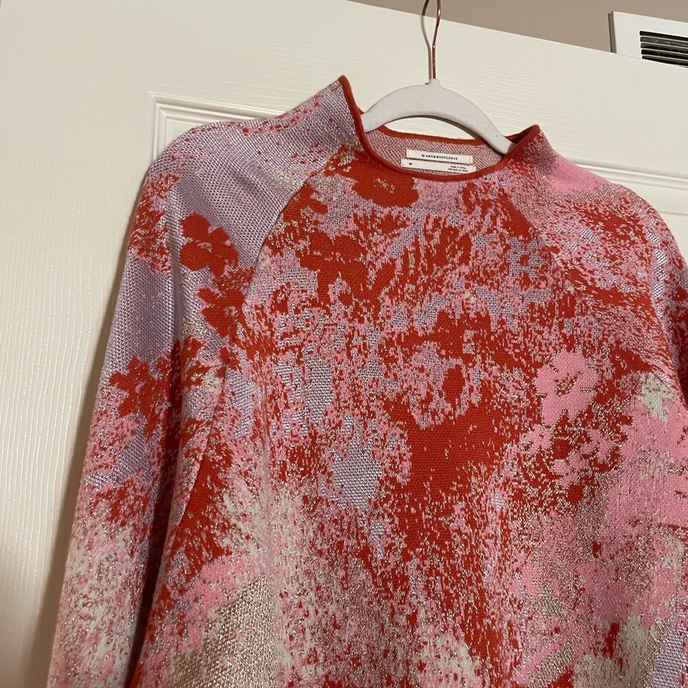 Anthropologie multi-color sweater